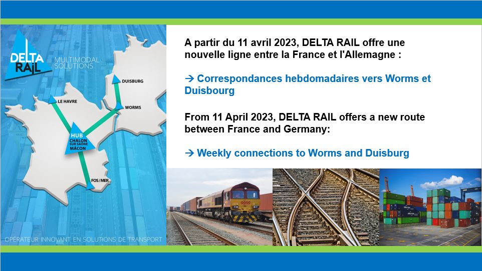 Nouvelle rotation hebdomadaire Delta Rail entre la France et l ...
